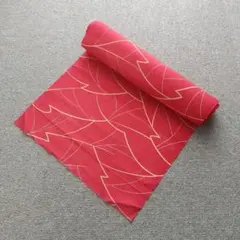 【未使用品】着物　羽織　反物　リメイク　ハンドメイド　練習用　赤