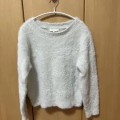 grove ホワイト 長袖ニット M