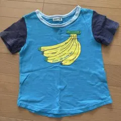 バナナプリント Tシャツ ブルーのサムネイル