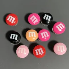 ピンク系 チョコ ジビッツ クロックス サンダル 飾り アクセ マーブルチョコ