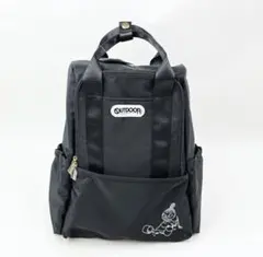 【新品タグ付き♪】ムーミン×OUTDOOR リュック ミイ柄 MOOMIN黒のサムネイル