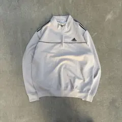 00s adidas トラックジャケット ハーフジップ ジャージ テック y2k