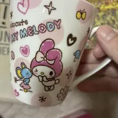 平成レトロ 当時物 マイメロディ マグカップ サンリオレトロ ピアノ