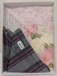 森英恵　 renoma　大判ハンカチ 2枚セット　綿100%