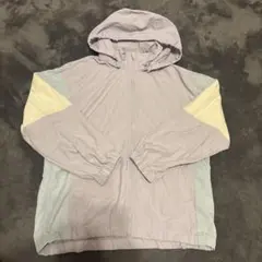 カジュアルフード付きナイロンジャケット