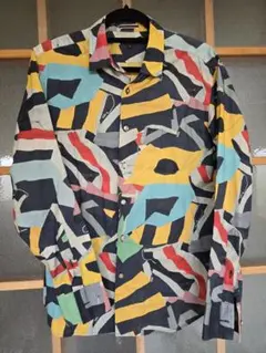Paul Smith マルチカラー 総柄シャツ L