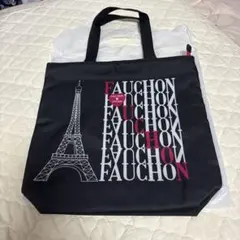 FAUCHON トートバッグ エッフェル塔柄