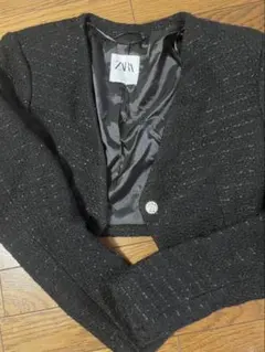 ZARA ブラック テーラードジャケット