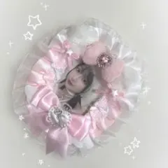 B8 縦入れ 硬質ケース デコ レース フリル トレカケース