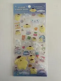 ポムポムプリン シナモロール クリアキャンディシール