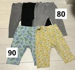 UNIQLO 80 90 レギンスセット