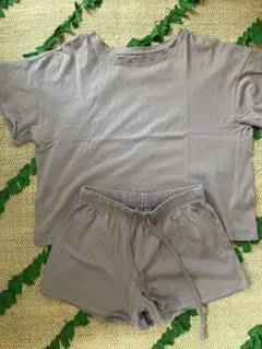 ジーユー コットンカラー ラウンジセット ルームウェア Mサイズ