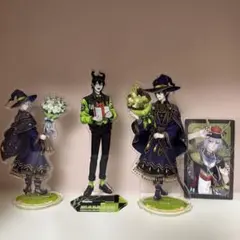 ツイステッドワンダーランド　アクリルスタンド 3体セット+カード