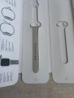Apple Watch用 シリコンバンド ライトグレー