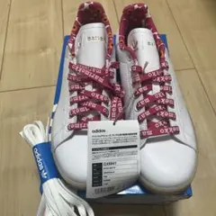 adidas marimekko コラボ　スニーカー ホワイト/ピンク