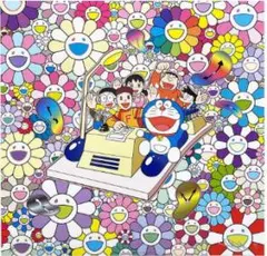 村上隆 青空の下のドラえもん達 ED100 シルクスクリーン 納品書付