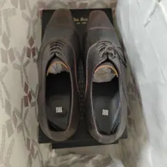 REGAL ダークブラウン レースアップシューズ 24.5EEE