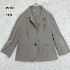 J.PRESS ジェイプレス テーラードジャケット 七分袖 11号 薄手のサムネイル