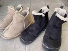 ショートブーツ2足セット　18cm