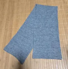 wafu生地。グレー シンプル タオルマフラー