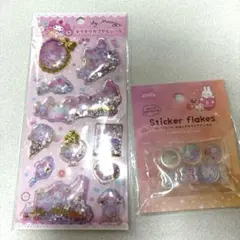 正規品 キラキラカプセルシール マイメロ おはじきシール