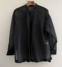 N. Natural Beauty Basic*バンドカラースリットシアーシャツのサムネイル
