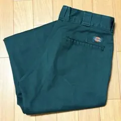 ディッキーズ　874　オリジナルフィット　ワークパンツ　古着　グリーン