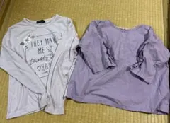 Ange Dargent 長袖カットソーと半袖カットソー計 2枚セット