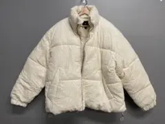 コーデュロイ ダウンジャケット