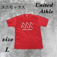 ユナイテッドアスレ (L) 半袖Tシャツ 夏服 クルーネック ユニセックスのサムネイル