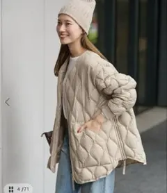 タイオン キルティングジャケット