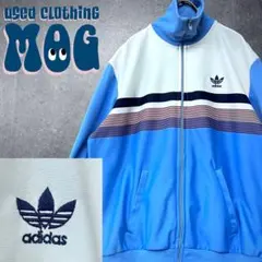 70s《ユーロ古着》ヴィンテージ スペイン製 アディダス トラックジャケット