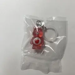 ケアベア クリアマスコットチャーム りんご smart heart bear