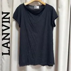 ＜値下中＞ブランド古着 LANVIN PARIS フレンチスリーブ　シアーのサムネイル