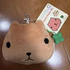 헤세이 레트로 カピバラさん ぬいぐるみ パスケース 小物入れ ポーチ バッグ