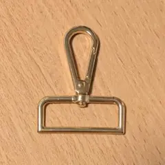 Dカン付きナスカン ゴールド 金 バッグ ベルト 金具 ストラップ 40mm