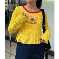 【ハローサンフランシスコ】コラボASSシャーリングリンガーTEE