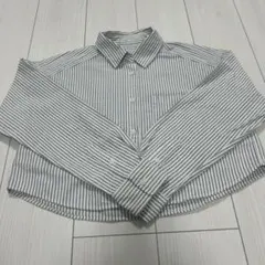 GUストライプボタンダウンシャツ S