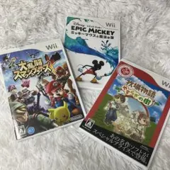 Wii 大乱闘スマッシュブラザーズX 牧場物語　やすらぎの樹　エピックミッキー