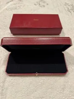 Cartier レザーケース 赤　ブレスレットケースのサムネイル