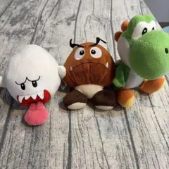 スーパーマリオ　ぬいぐるみ3点セット