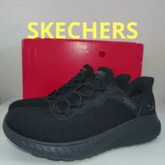 SKECHERS BOBS SPORT 118109W 25.5cm黒ワイド - メルカリ