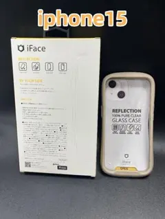 iPhone 15 ケース iFace Reflection ベージュ