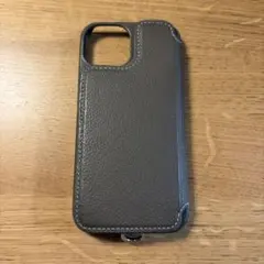 Demiurvo グレー レザー iPhone14ケース