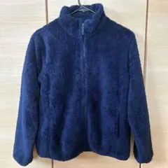 UNIQLO ファーリーフリースジャケットネイビー150cm