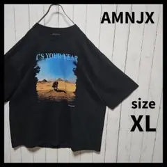 【AMNJX】 グラフィックプリントTシャツ　半袖　オーバーサイズ　F901のサムネイル