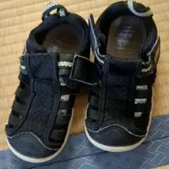 IFME ベビーサンダル ブラック16.0