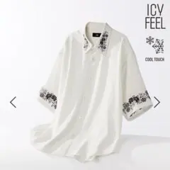 HARE TOROMIシシュウシャツSS 半袖 ホワイト 白のサムネイル