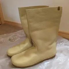 KOOSクリーム色 ロングブーツ