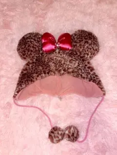 ディズニー ヒョウ柄 ファンキャップ